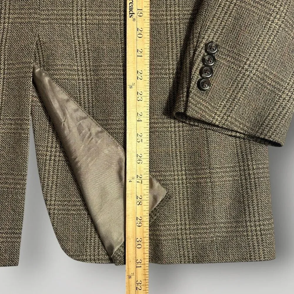 HART SHAFFNER MARX Vintage Mens Blazer Sport Coat 2 Button Suit Jacket Wool 42R